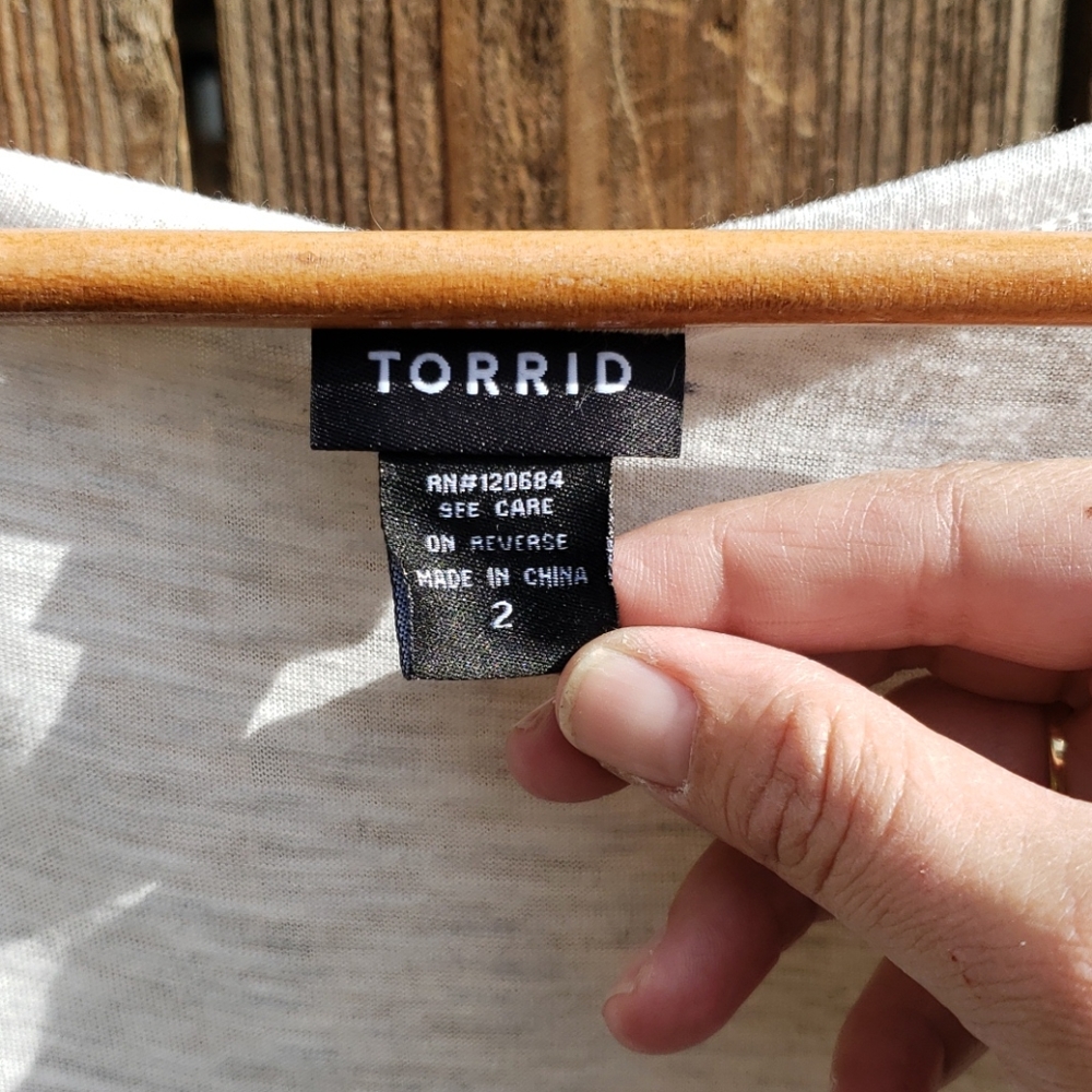 TORRID Sleeveless Rocker Top - Picture 4 of 9